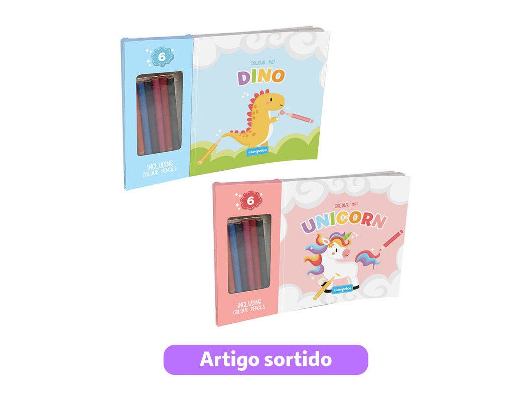 LIVRO COLOUR ME! MODELOS SORTIDOS