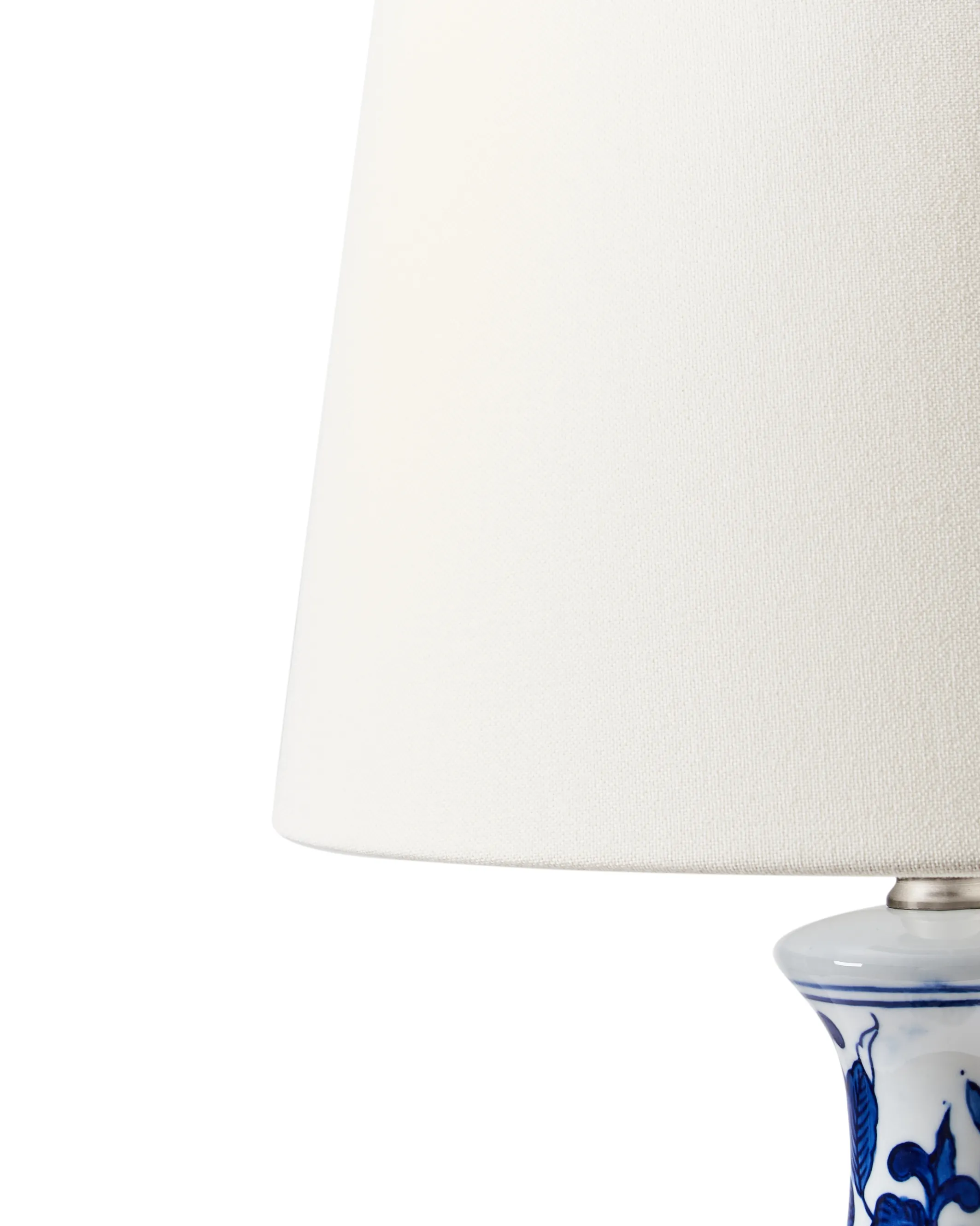 Tafellamp CARMEN Porselein Wit/blauw