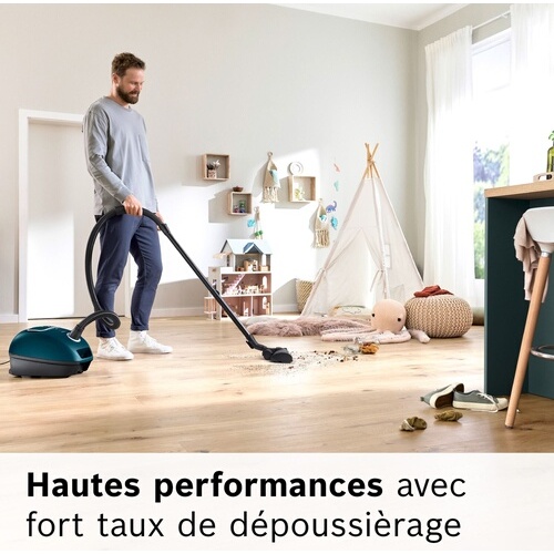Aspirateur avec sac Bosch ProFamily BGL41FAM1H Bleu