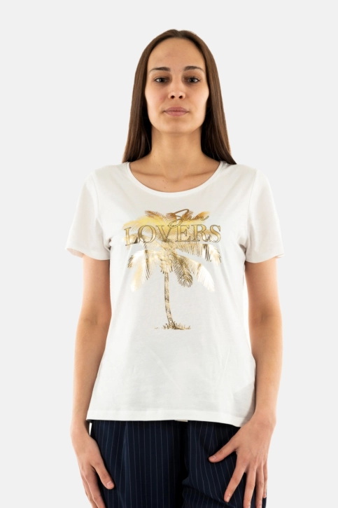 Tee shirt morgan 241-dcoco ecru