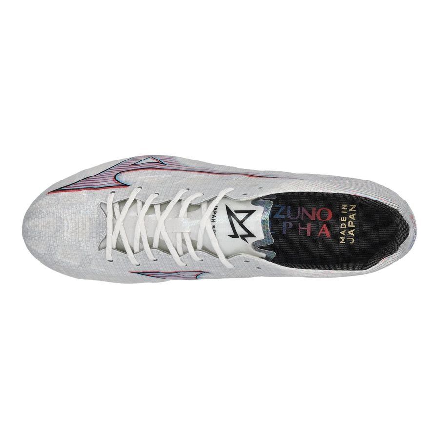 Mizuno Alpha Made in Japan AG Shining - Blanc/Rouge