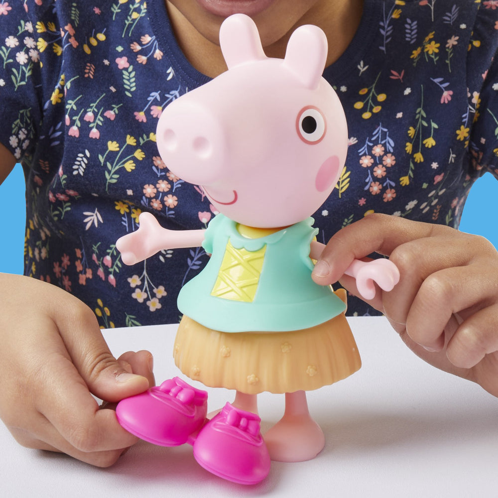 Køb Peppa Pig Klæd-ud Garderobe & Gurli 15cm