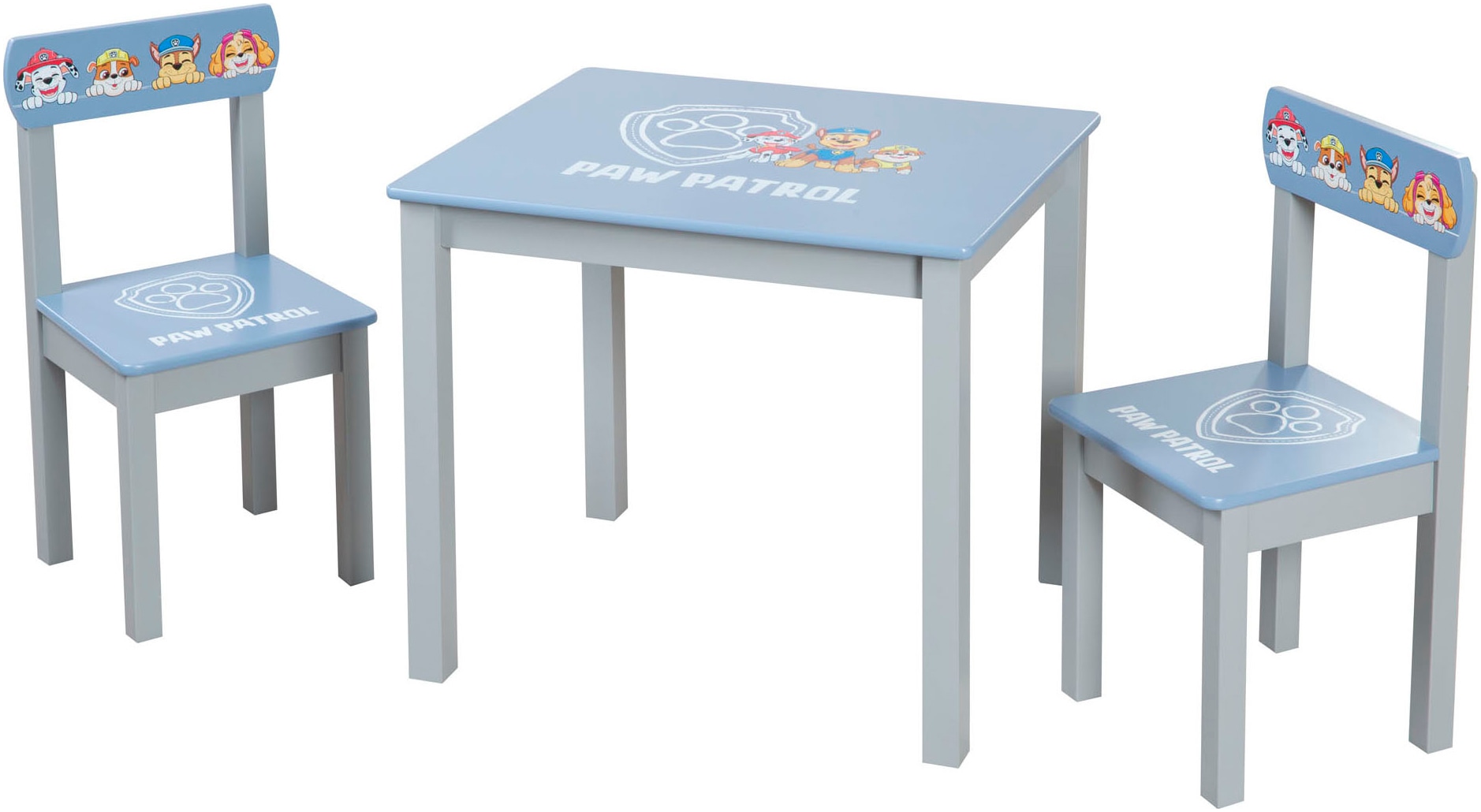roba® Kindersitzgruppe »Paw Patrol« Set,  mit Tisch und 2 Kinderstühlen