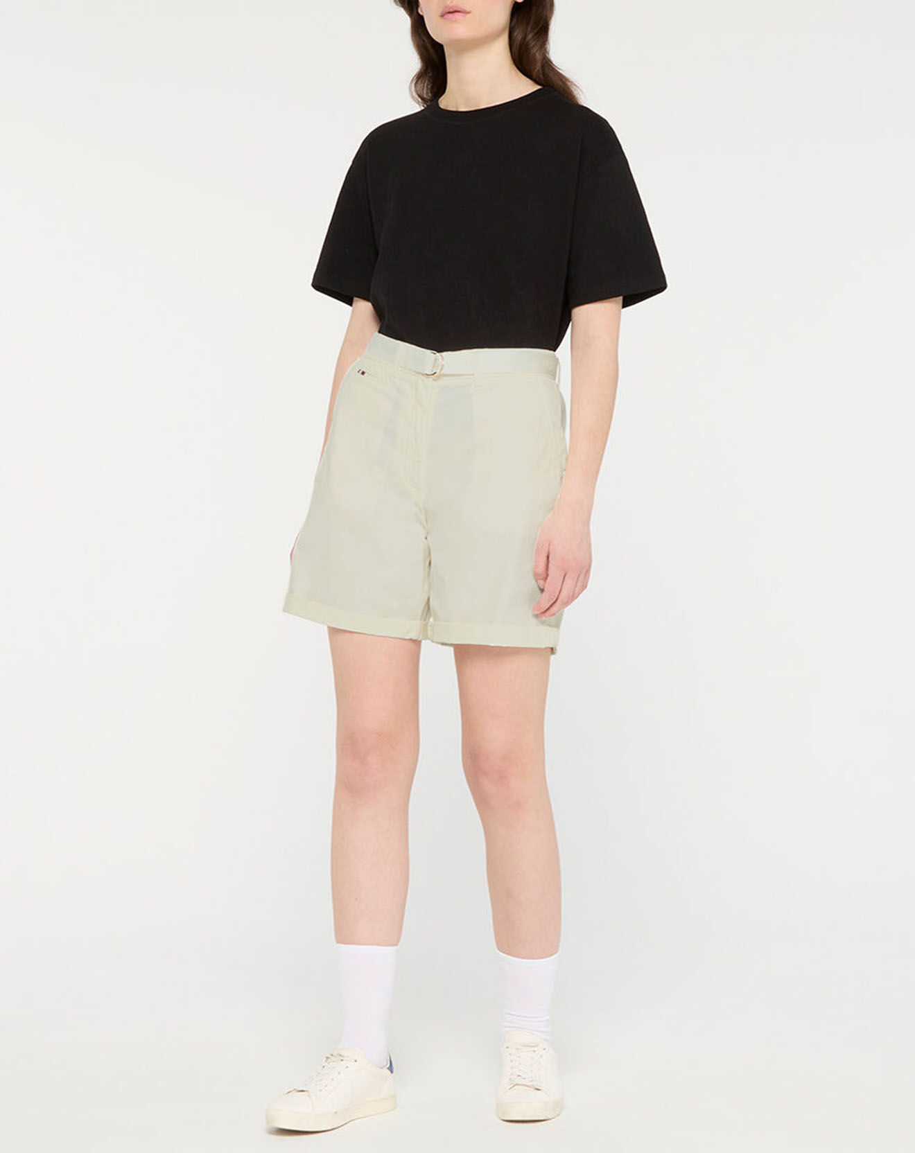 Tommy Hilfiger Short chino en Twill écru