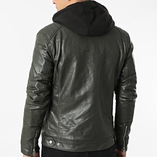 Veste Biker 5025 Vert Kaki