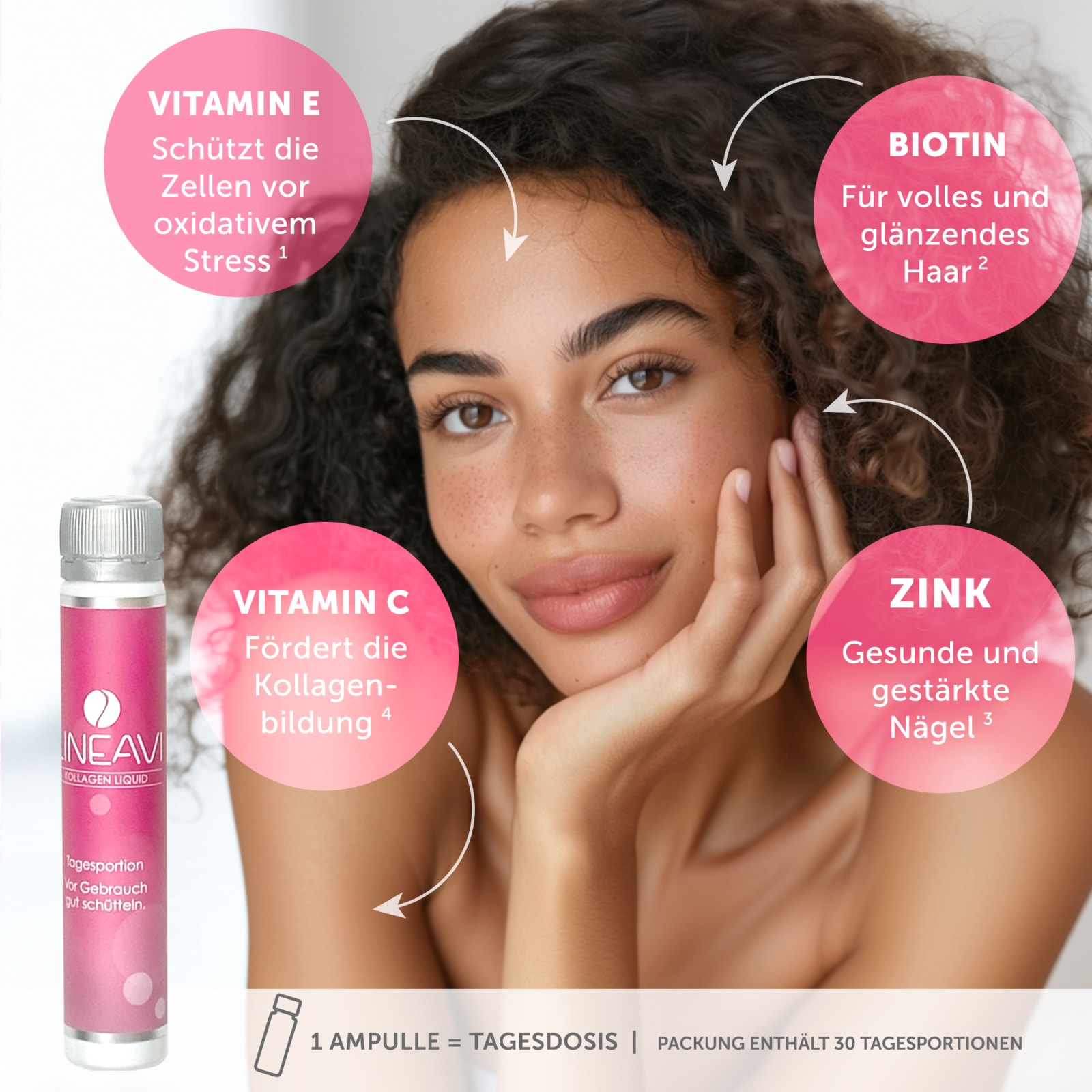 LINEAVI Kollagen Liquid (30 Trinkfläschchen)