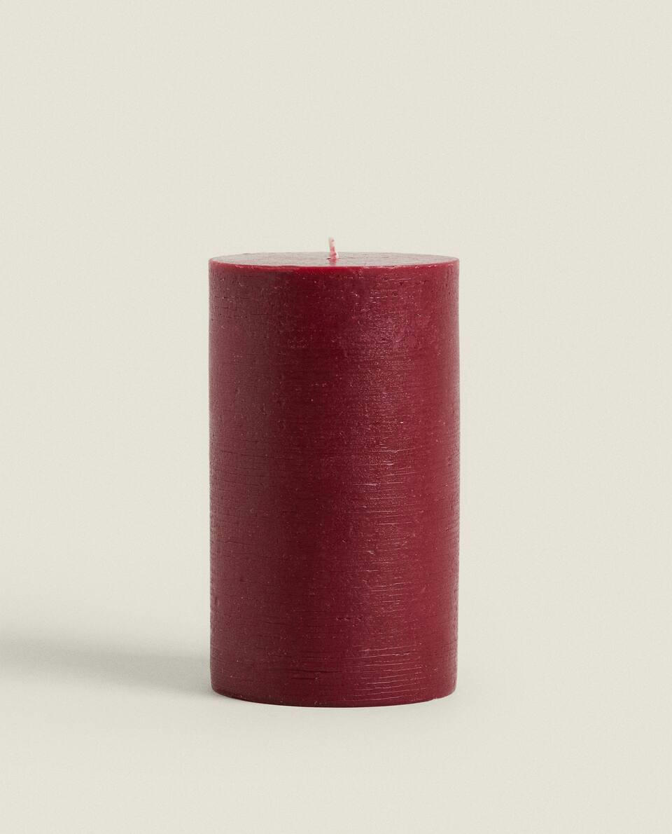 VELAS AROMÁTICAS DE BISCOITO DE GENGIBRE EM FORMATO CILÍNDRICO