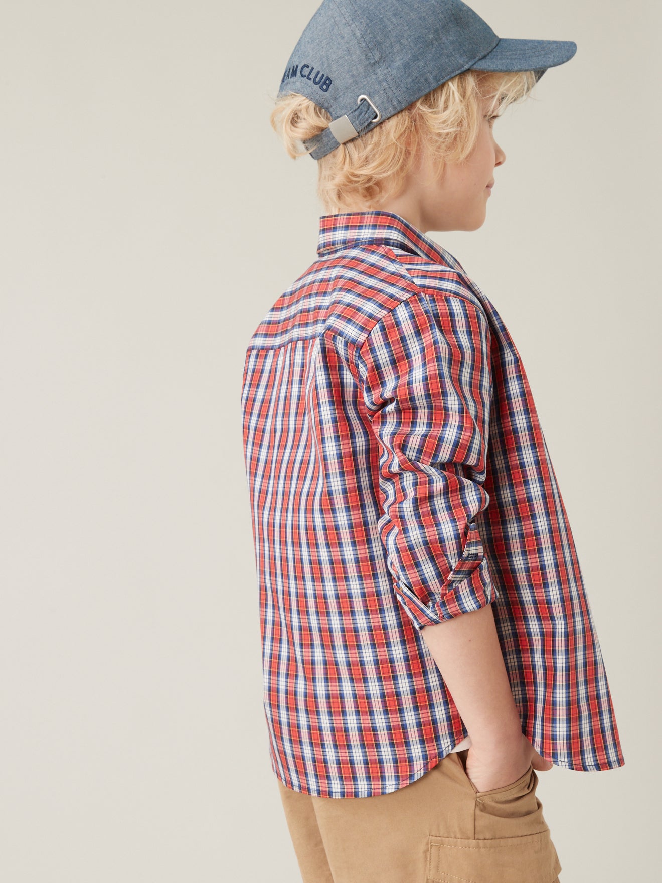 Chemise à carreaux Père/fils