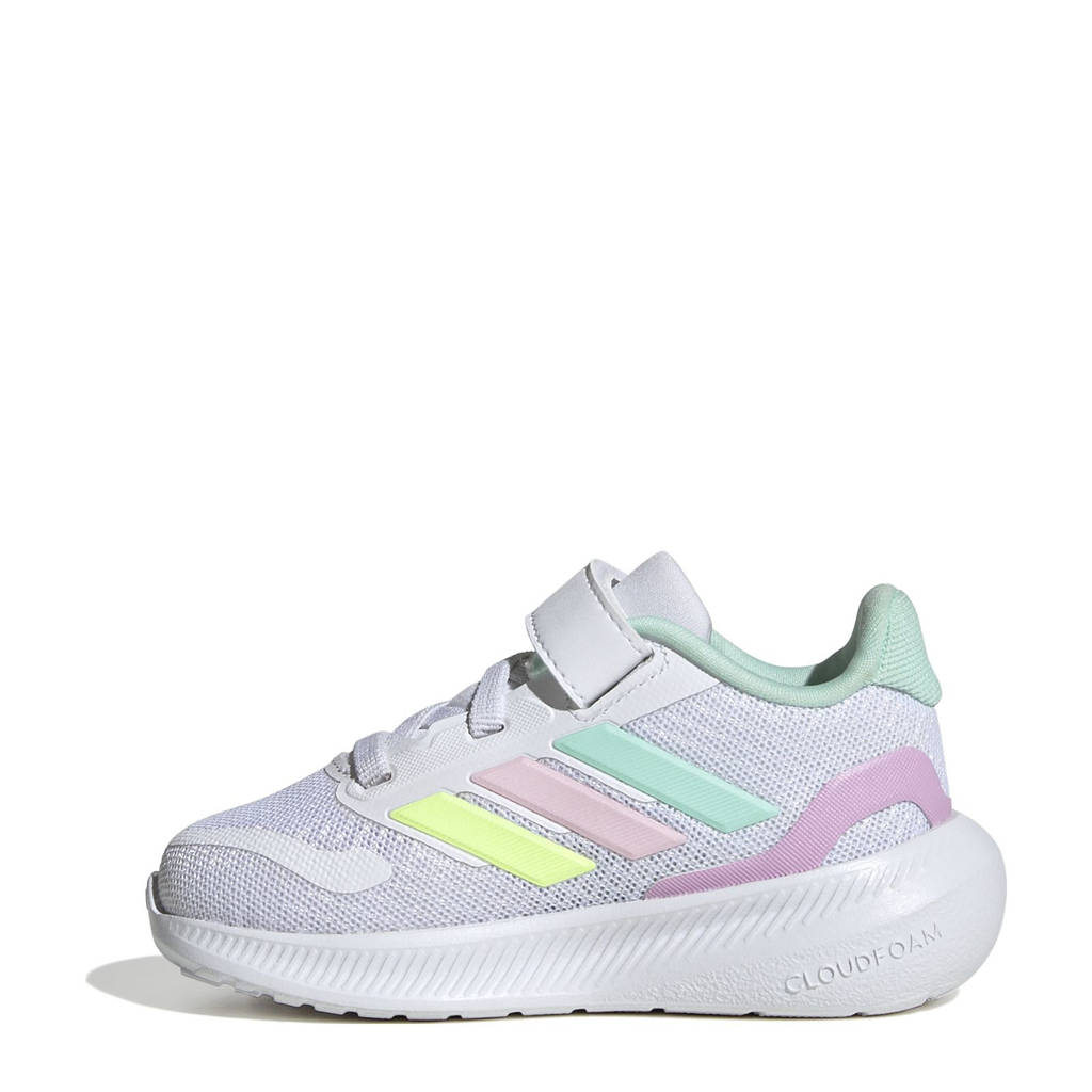 adidas Runfalcon 5sneakers wit/lichtgrijs/lichtroze