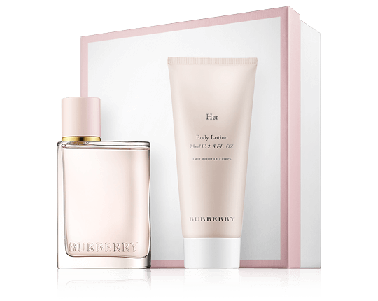 Burberry Her Set mit Body Lotion 50ml-75ml