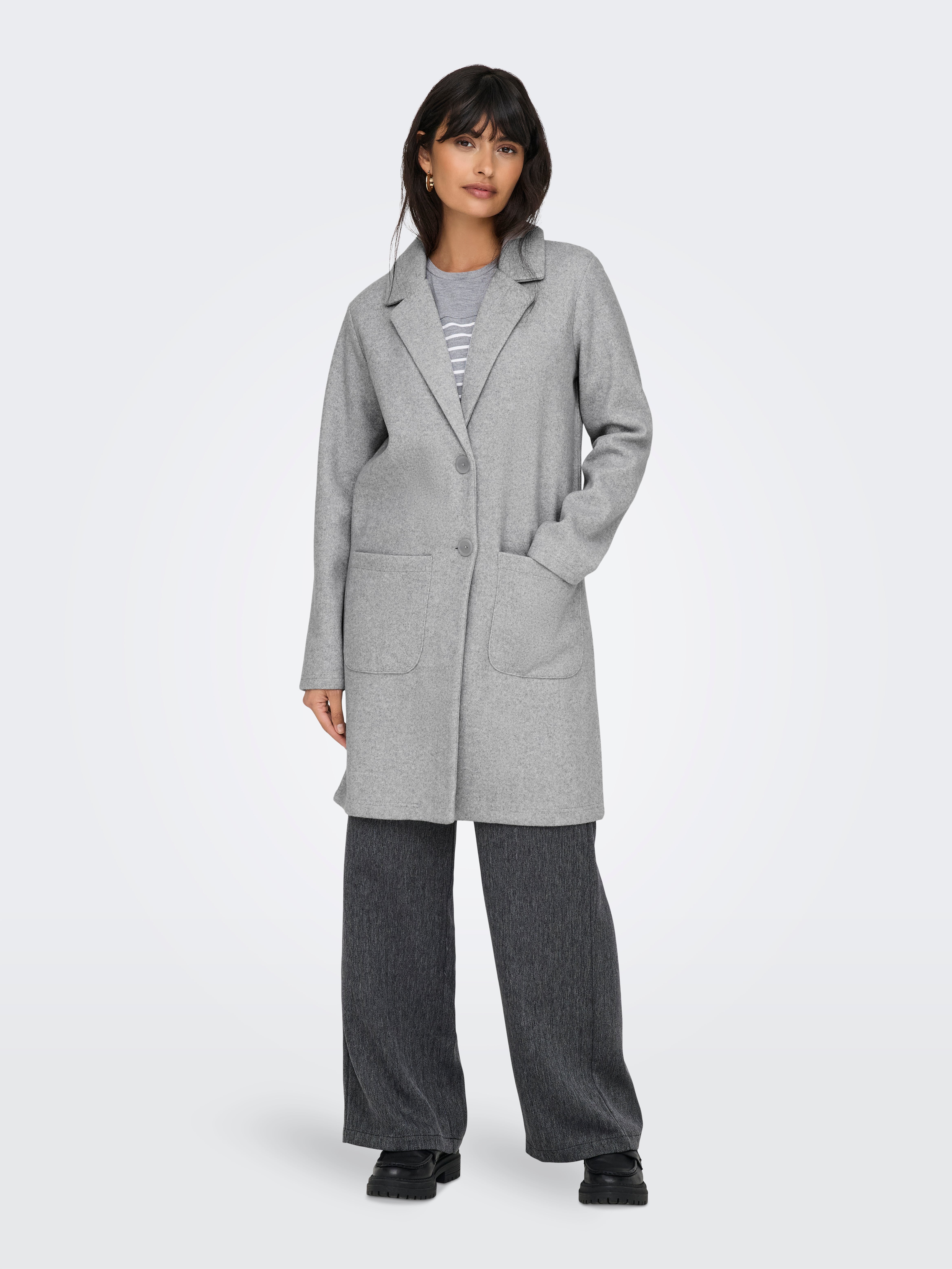 JDYMELLOW Jacke Light Grey Melange
