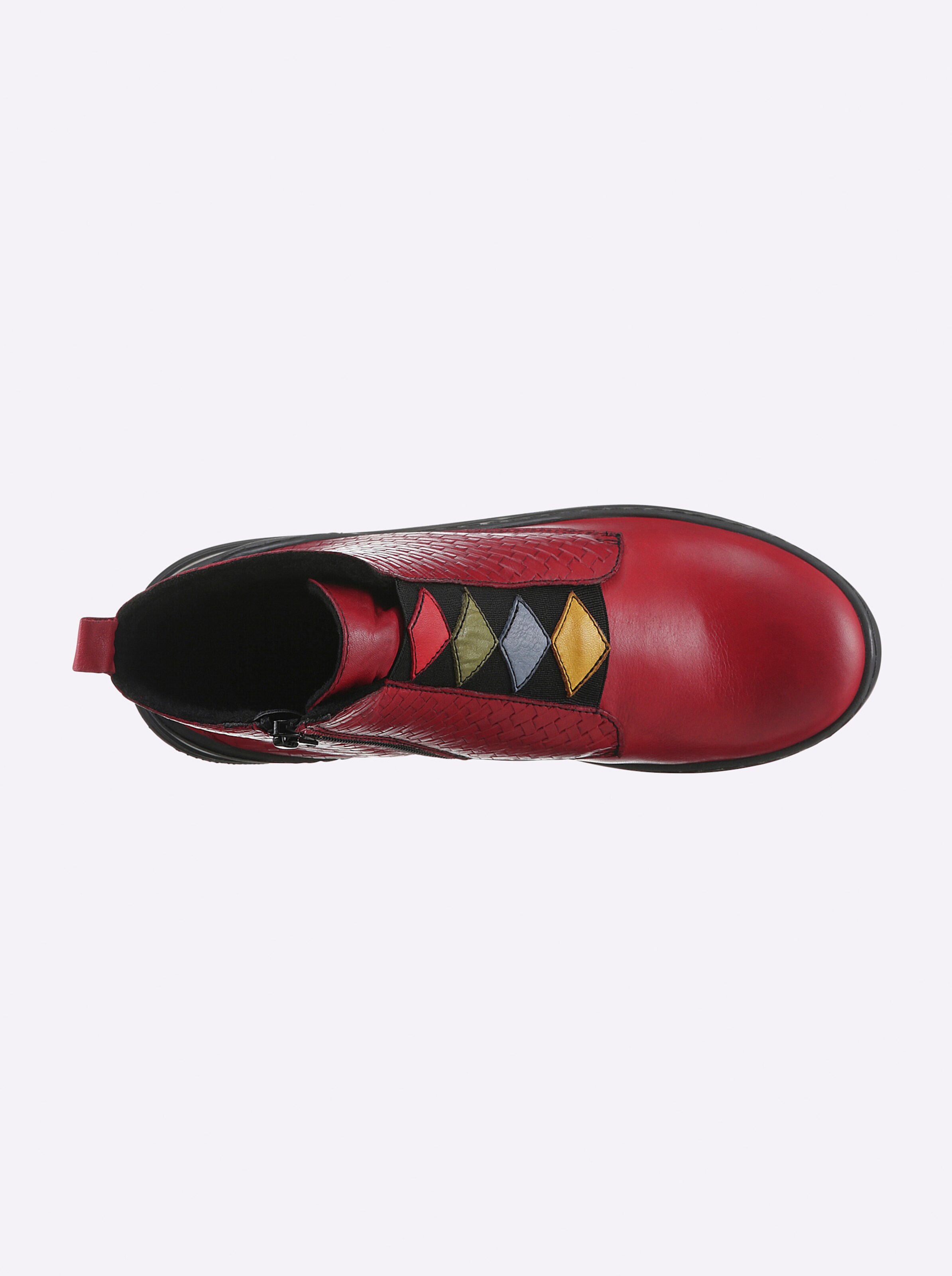 Gemini Stiefelette in rot