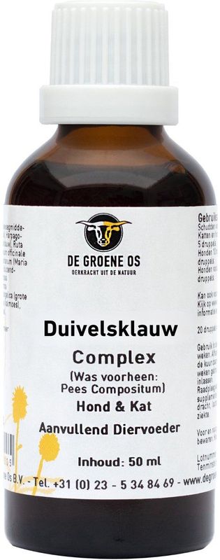 50 ml De groene os duivelsklauw complex hond / kat