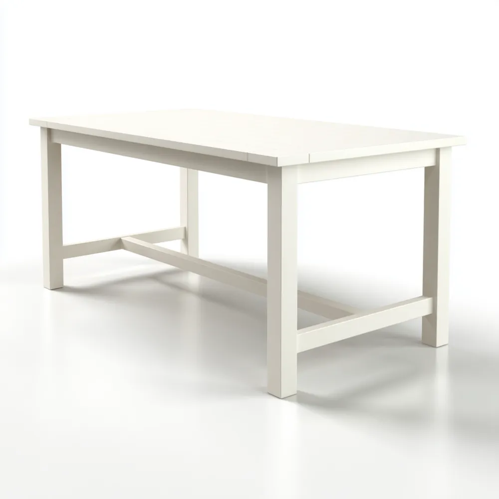Esstisch 180x90x75 cm - Weiß - Modernes Design
