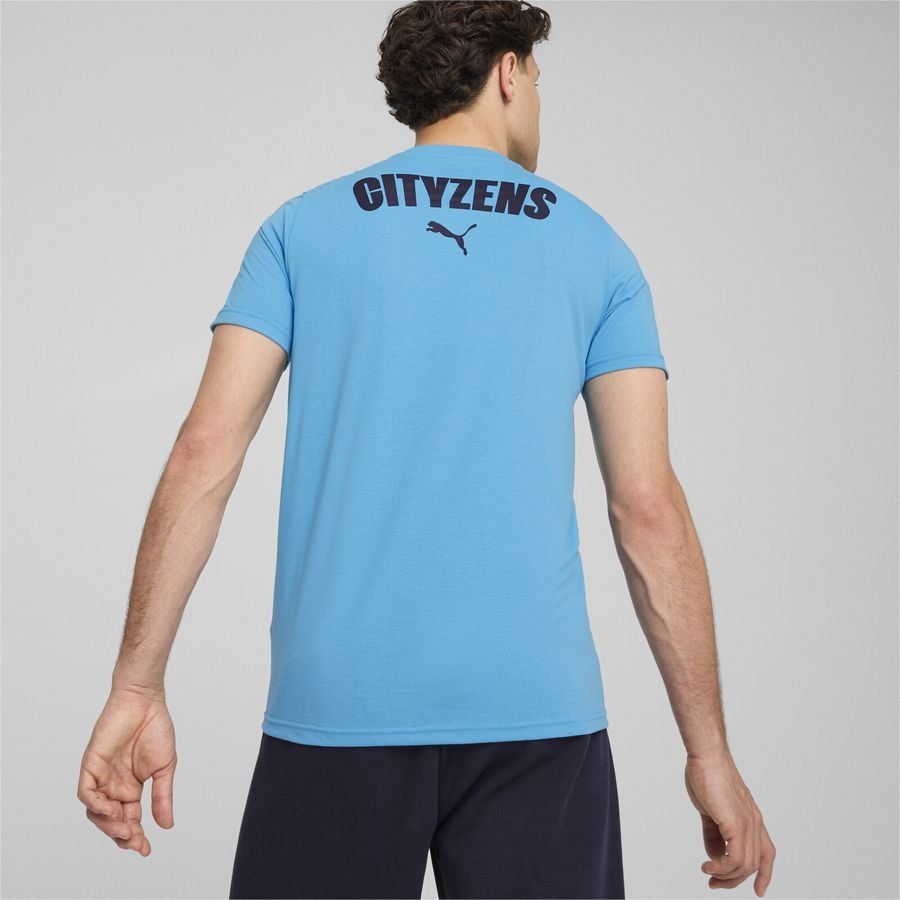 Manchester City T-Shirt Casuals - Magic Blue/Bleu Marine