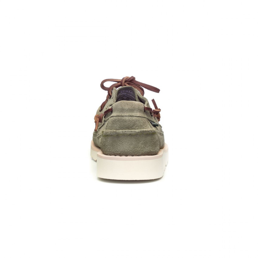 KEUKA Olive-Mocassin en daim pour homme