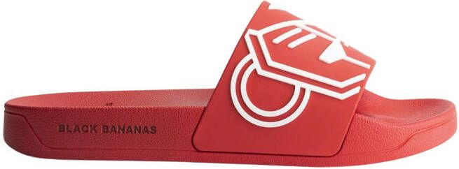 BLACK BANANAS badslippers rood Rubber Meerkleurig 34