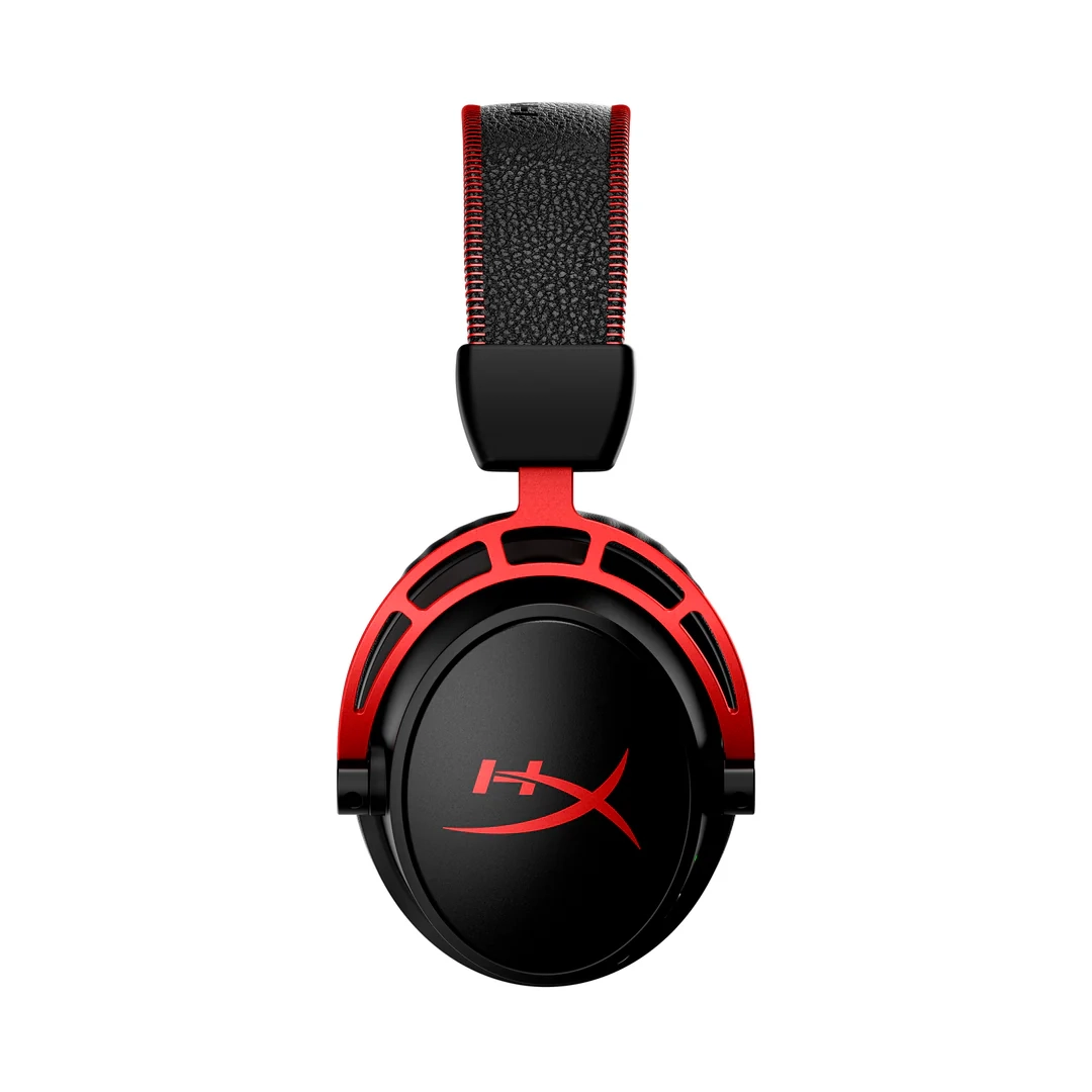 Cloud Alpha Wireless 2.4GHz USB C / USB A Gaming, Kopfhörer Over-Ear Headset mit Dual Chamber Treiber und Mikrofon (4P5D4AA) - Schwarz / Rot