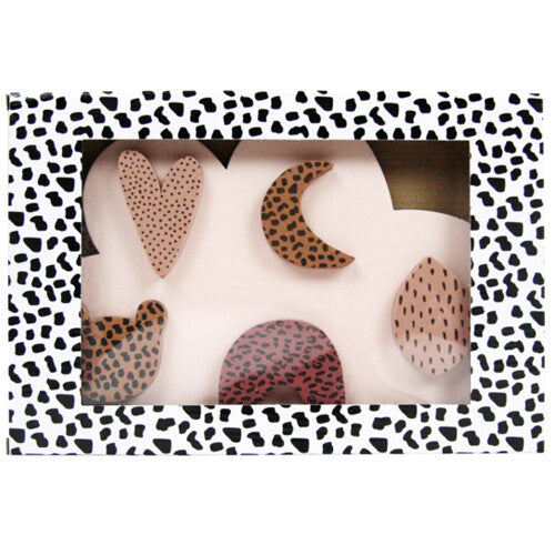 Vanpauline foampuzzel roze - 5st
