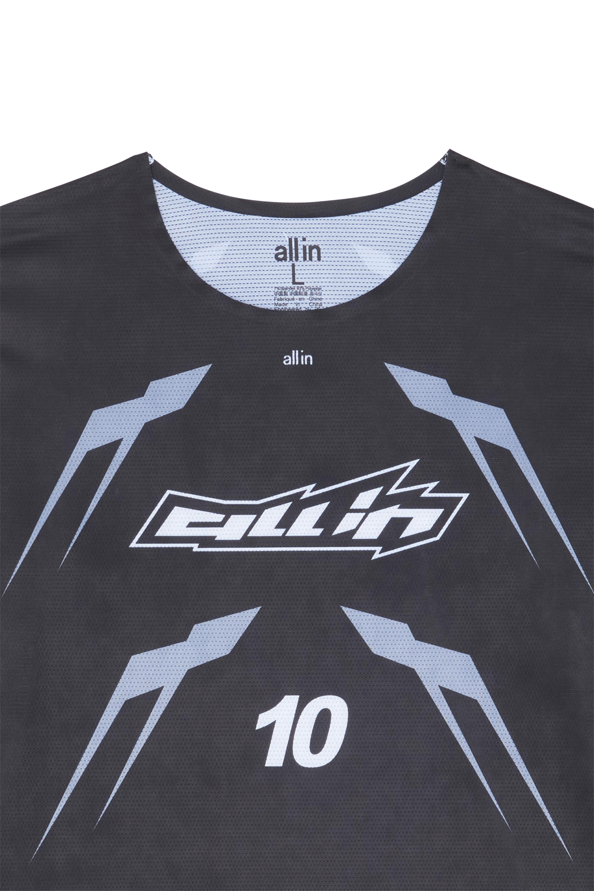 ALL IN Maillot KICK LS BLACK Noir