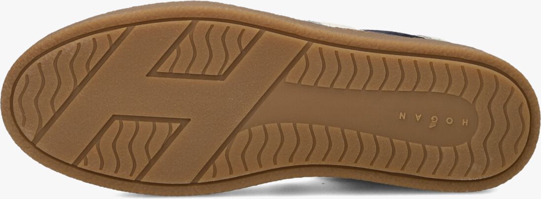 blauwe hogan lage sneakers h681 allacciato h