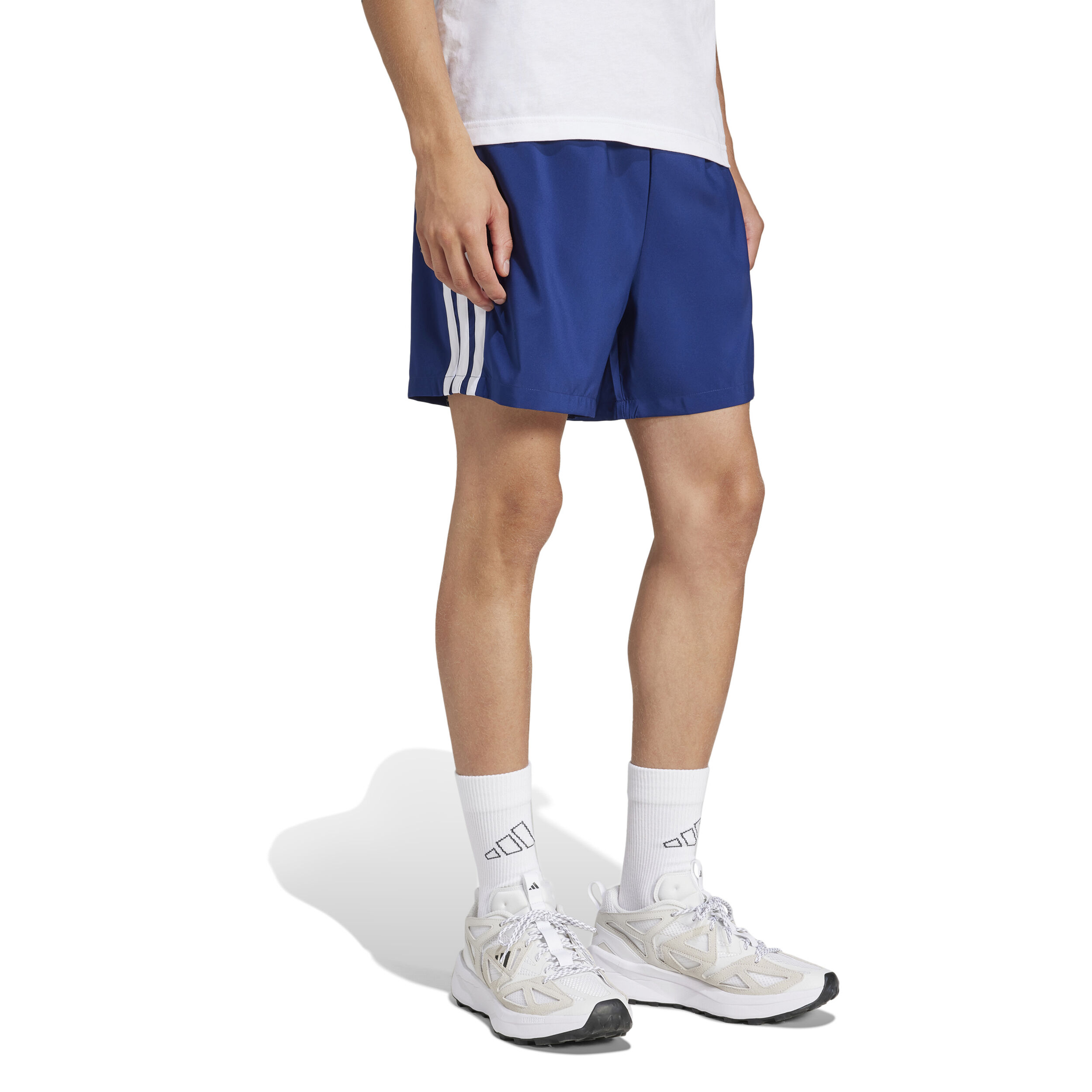 adidas 3Stripes Chelseas Shorts Hommes - Bleu Foncé , Blanc