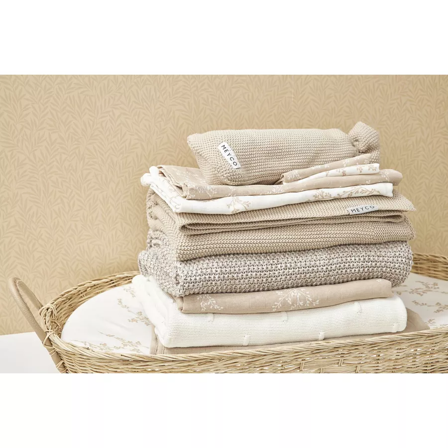 Meyco Mullwindeln 3-pack Branches Sand
