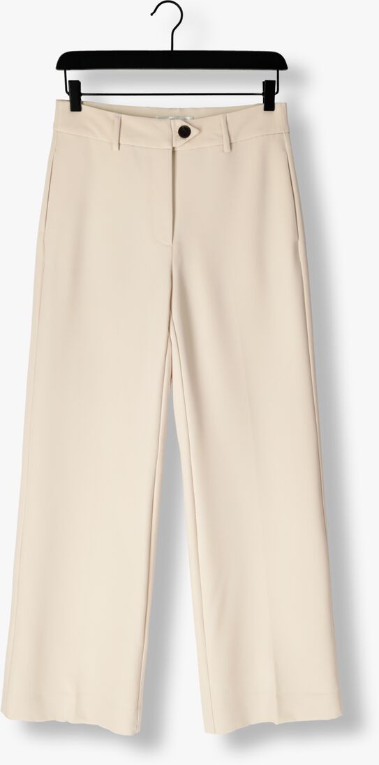 beige co'couture wijde broek vola long wide pant