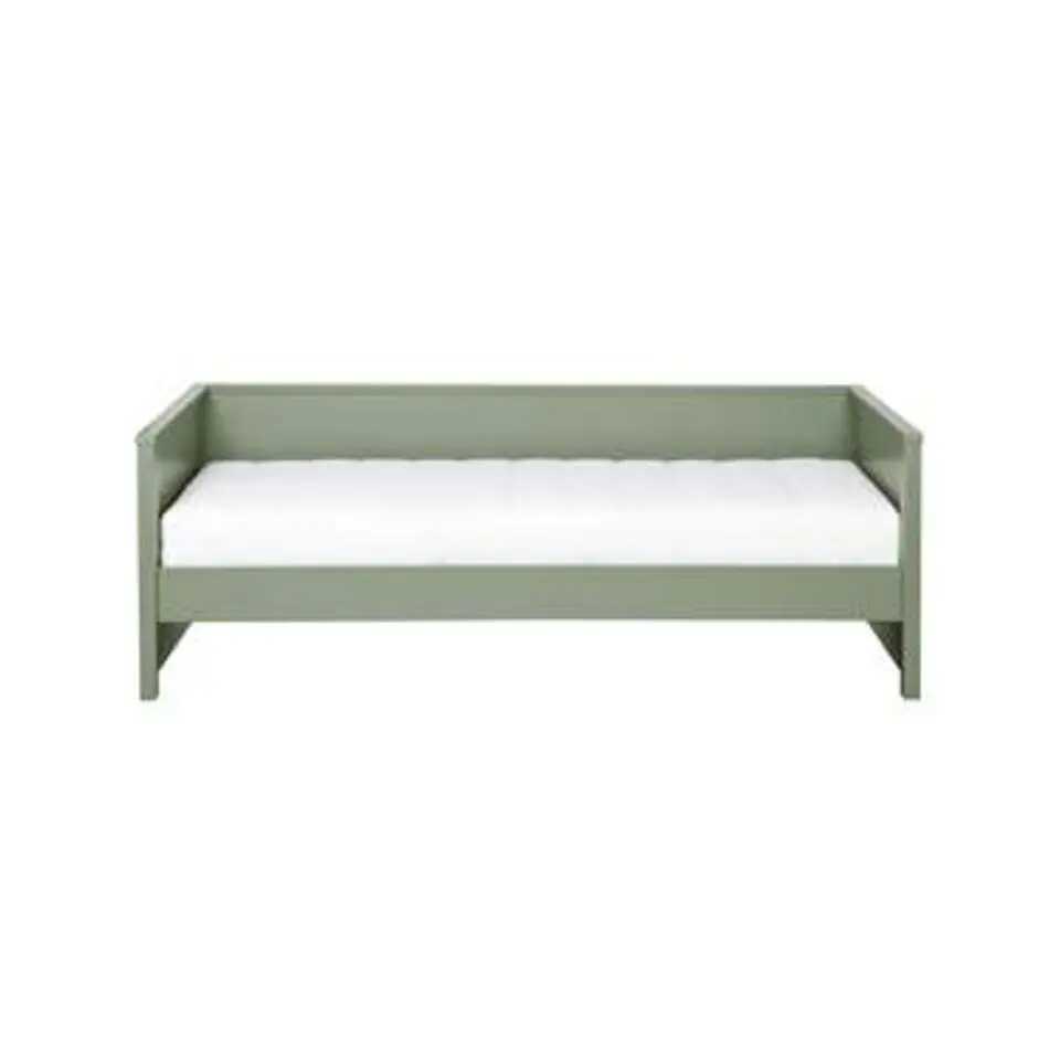 WOOOD Nikki Bedbank Excl Lade - Grenen - Jadegroen - 73x208x100