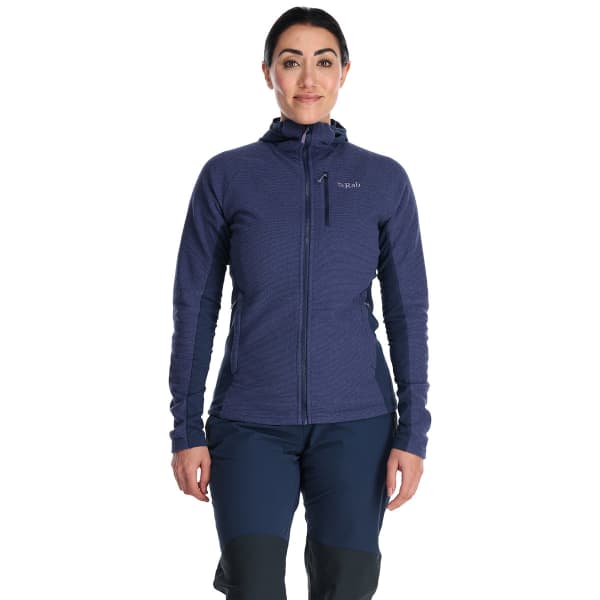 Veste polaire randonnée RAB CAPACITOR HOODY W PATRIOT BLUE