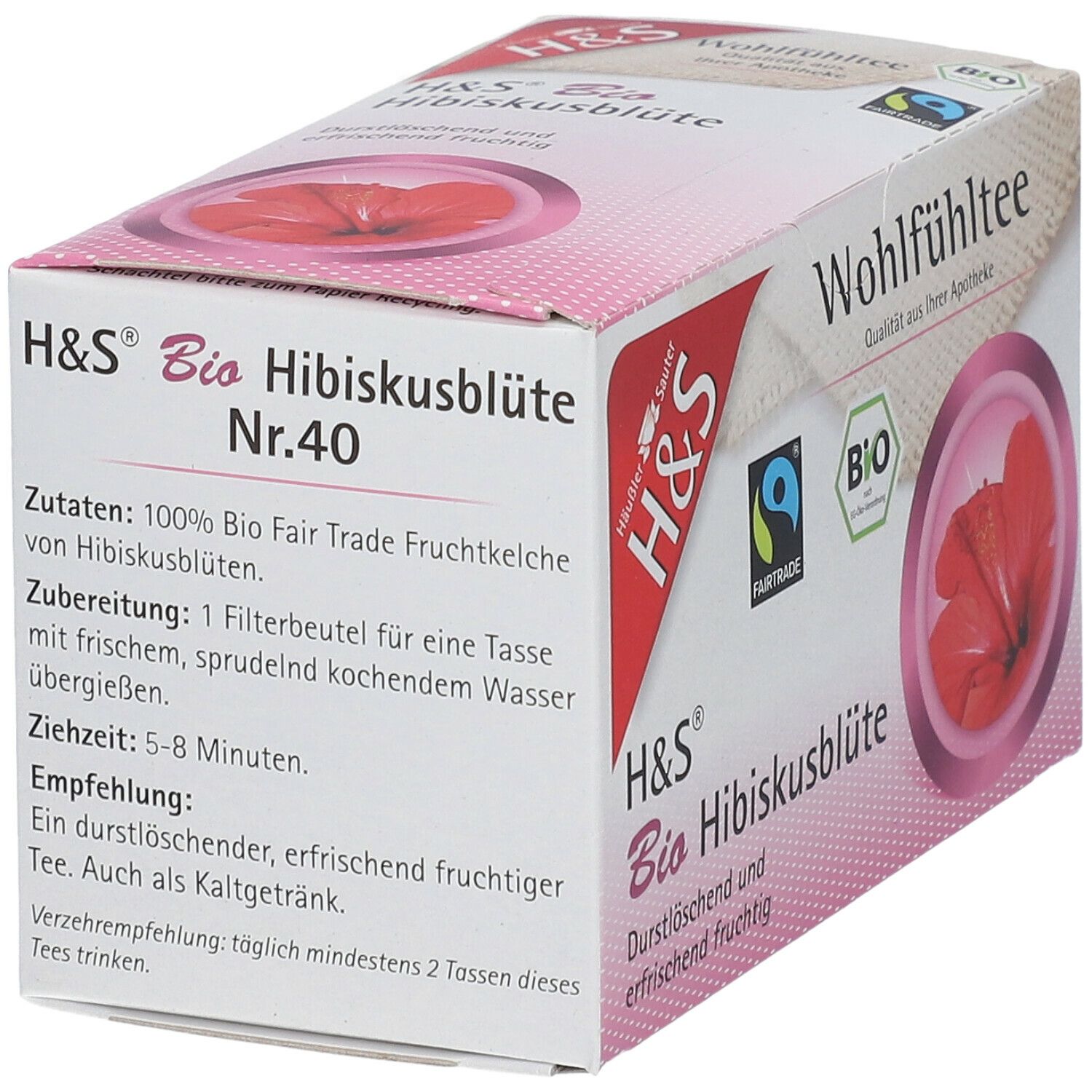 H&S Bio Hibiskusblütentee
