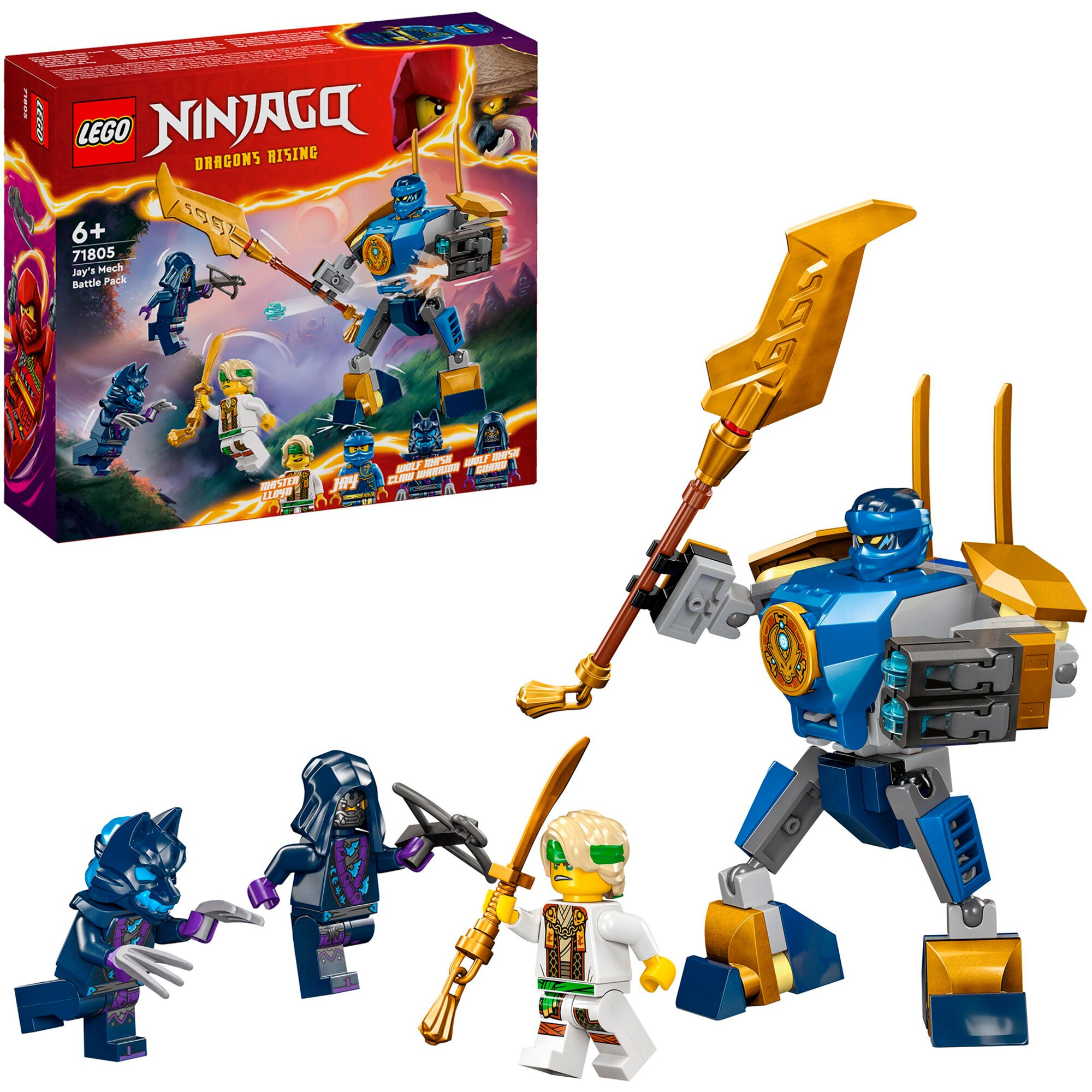 LEGO Konstruktionsspielzeug Ninjago Jays Battle Mech