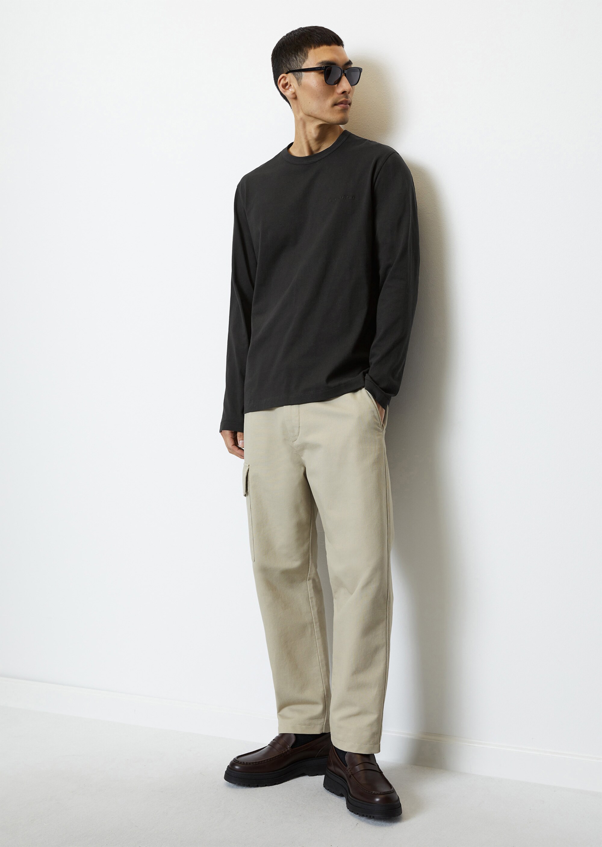 Longsleeve regular aus schwerer Jersey-Qualität