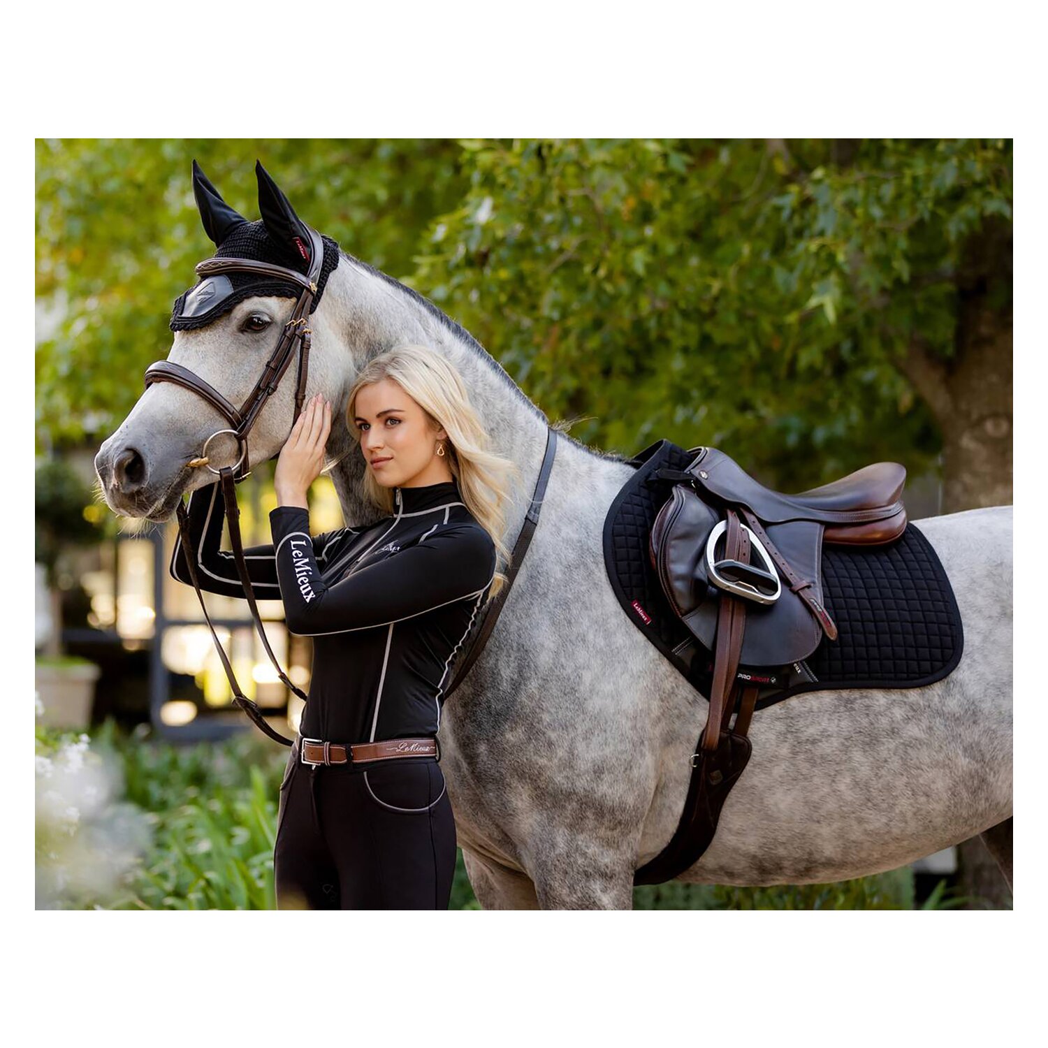 LeMieux Core Schabracke Luxury  - black