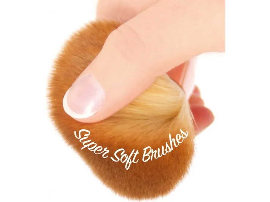 RIO Beauty A set of 10 make-up brushes