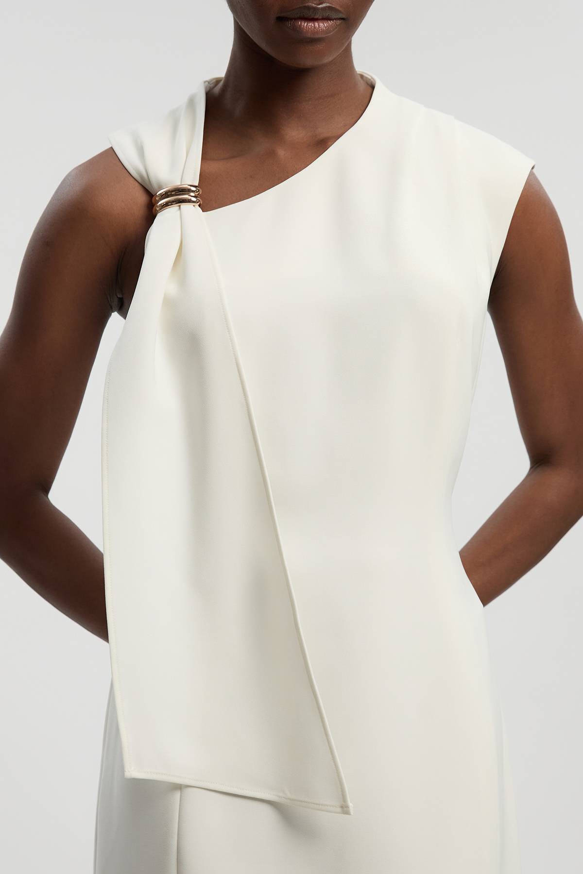 KarenMillen Robe Midi Ajustée À Détails De Finitions Raffinées Pour Petite Taille