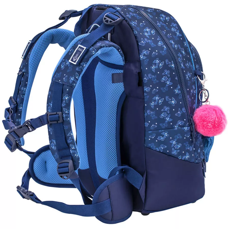 Belmil Schulrucksack 2-IN-1 Schulrucksack & Gürteltasche Sapphire