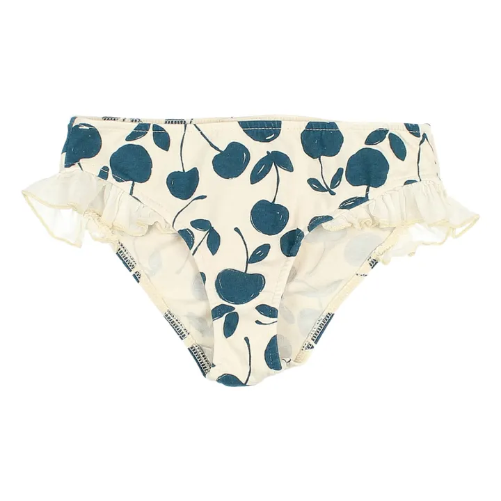 Búho Culotte de Bain Cerises | Ecru