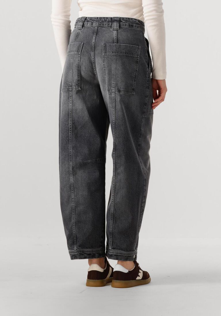 donkergrijze closed wide jeans rhannon