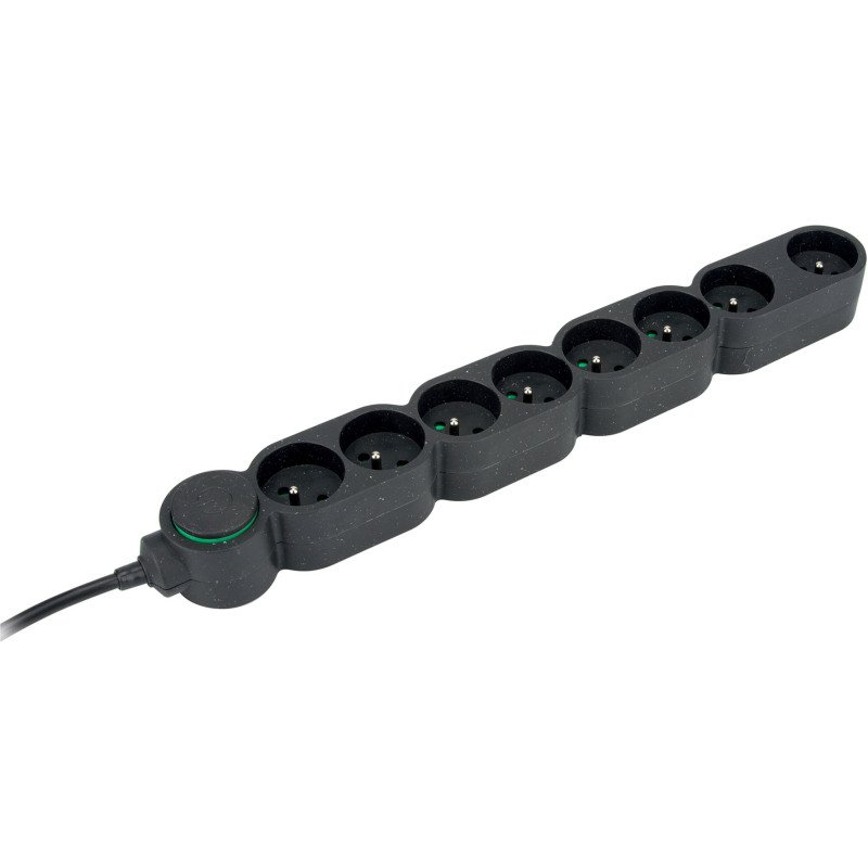 Multiprise 8 prises avec interrupteur - cordon 1,5 m - Zenitech