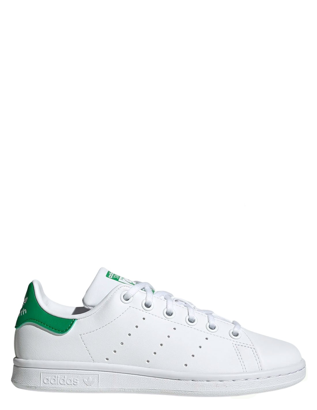adidas Sneakers Femme Stan Smith J Vegan Blanc/Vert