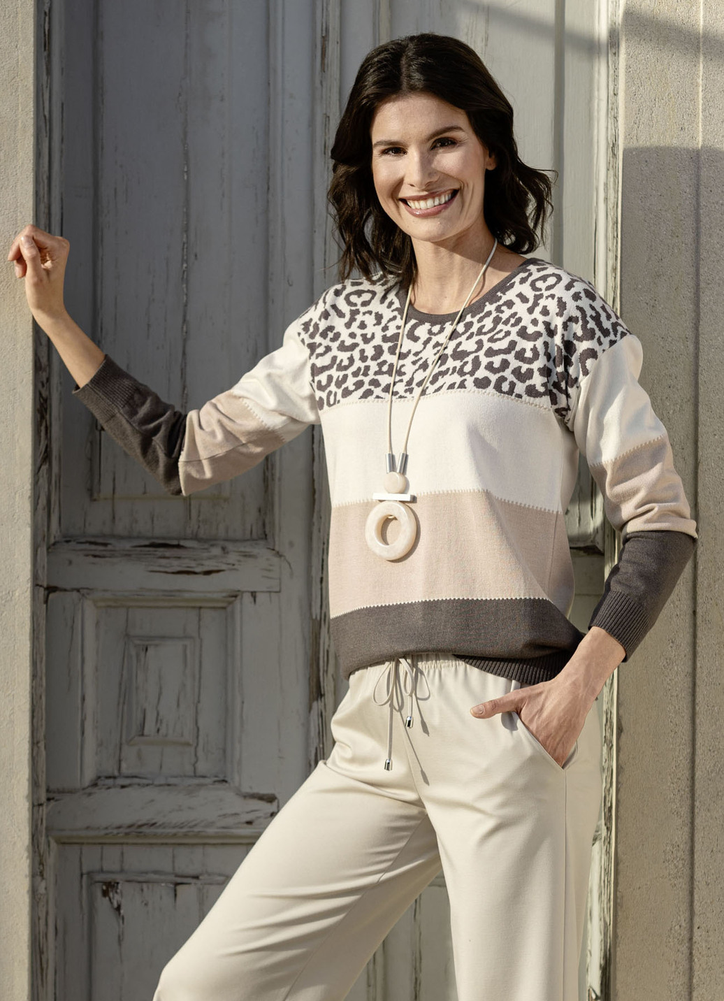 Pullover in Feinstrick