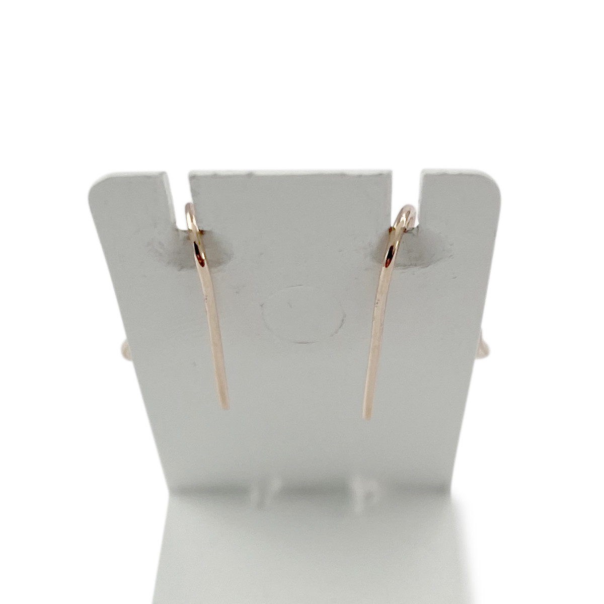 Boucles d'oreilles d'occasion or 375 rose nacres rhodolites