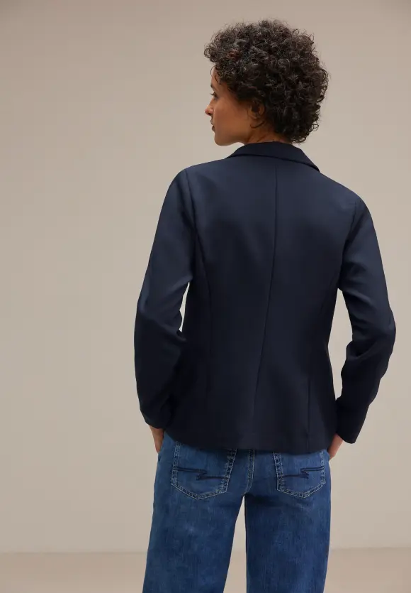Twill Blazer - deep blue