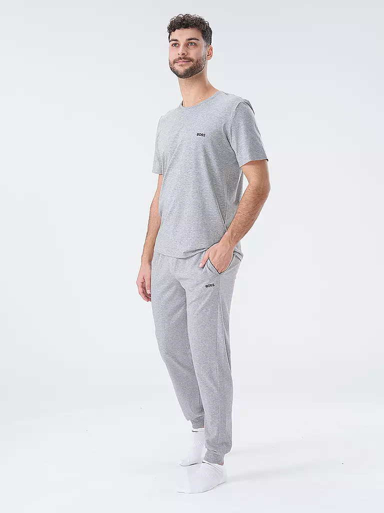 BOSS Loungewear T-Shirt hellgrau