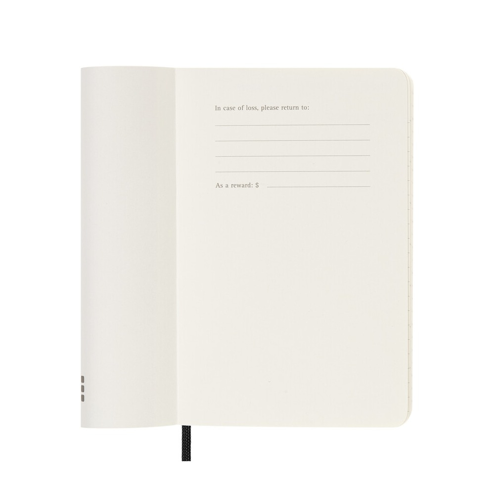 (1W/2S) 9x14cm Soft Cover Weekly Schüleragenda Zeitplanungssystem Wochenkalender 2025-2026 (8056999270704) - Schwarz