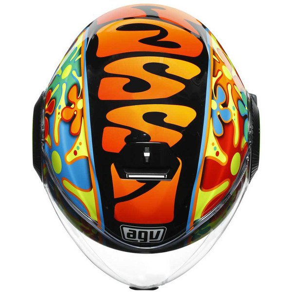 AGV - Casque Orbyt Valencia 2003 Bleu / Jaune / Orange