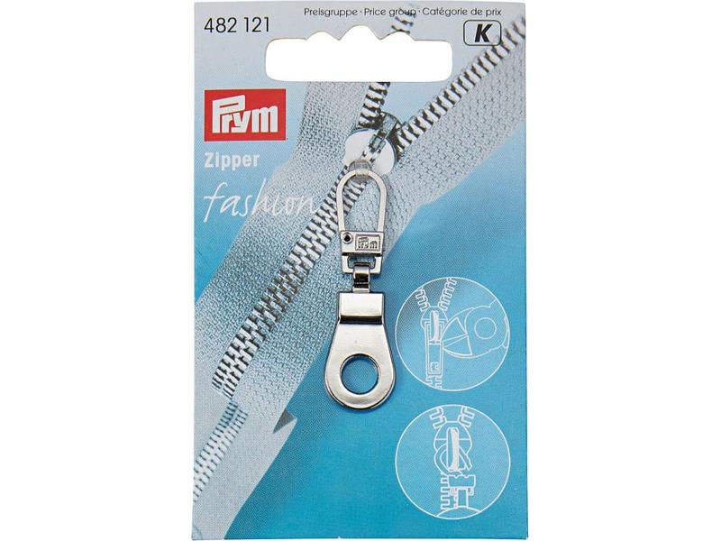 Prym Reissverschluss Silber, 41.5 mm x 12 mm Fashion-Zipper Öse