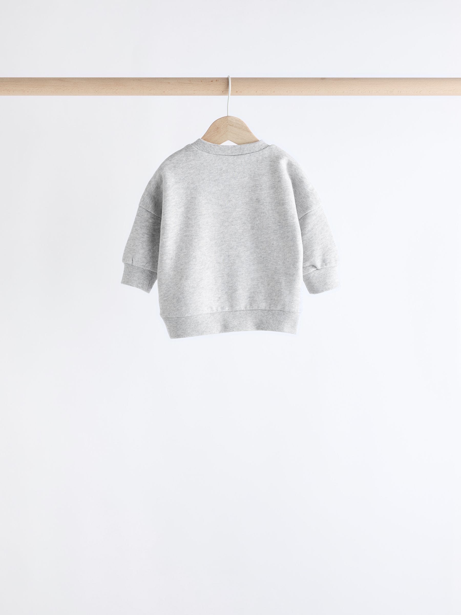 Monochroom - Baby Sweatshirt en Joggingbroeken Set 6 stuks (0mnd-3jaar)