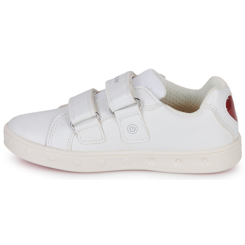 Geox - J SKYLIN GIRL A - Blanc / Rouge